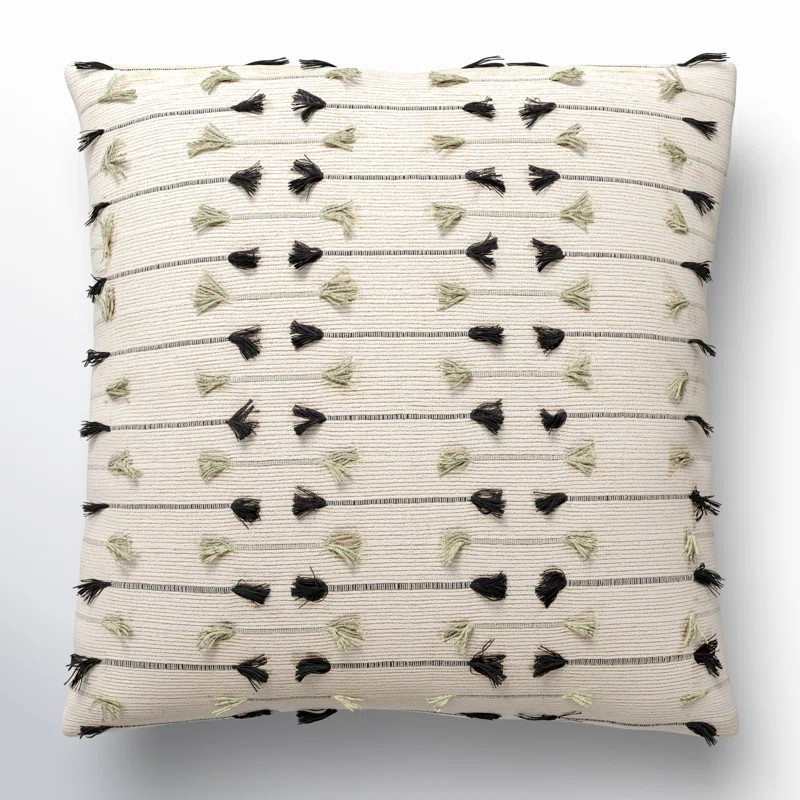 Santina Tassels Cotton Throw Pillow | Joss & Main