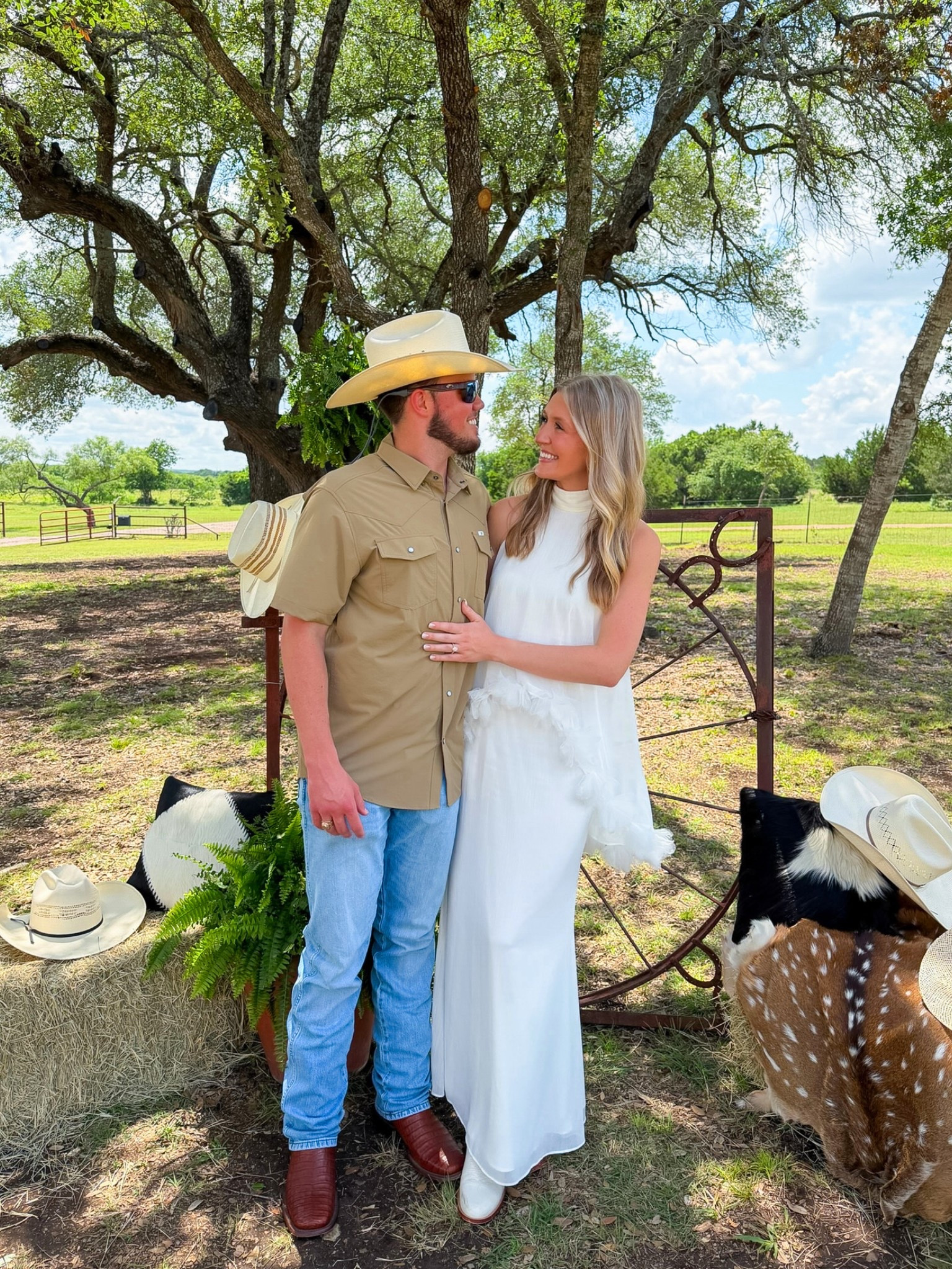 Couples shower dress of my dreams! Boots, bubbles & brunch! Wedding countdown is on!!! 🤎🥂🐎

#LTKWedding #LTKootd #LTKSeasonal