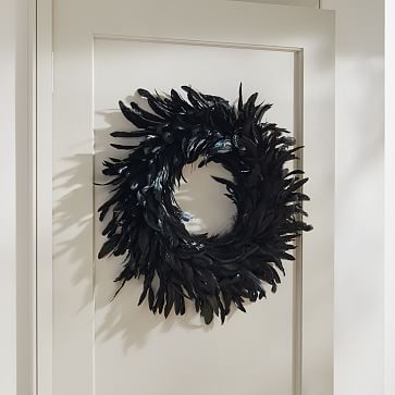 Spooky Feathers Wreath | West Elm (US)