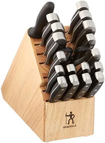 Amazon.com: HENCKELS Statement Razor-Sharp 20-Piece Knife Set with Block, Chef Knife, Bread Knife... | Amazon (US)