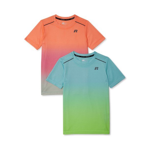 Russell Boys Gradient T-Shirt, 2-Pack, Sizes 4-18 | Walmart (US)
