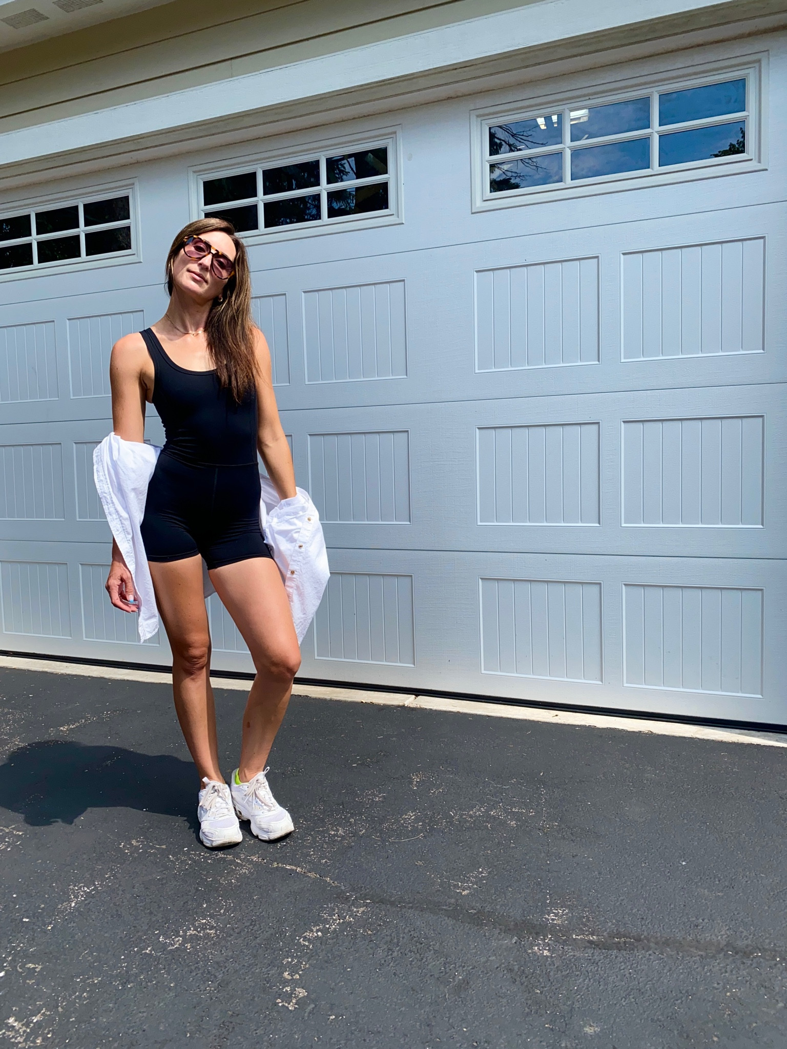 Obsessed with this Set Active SHORTYSUIT ✨ wearing an XS. Button down is an XL and the aviators are a must. So versatile and totally complete the look  

#LTKstyletip #LTKtravel #LTKFind