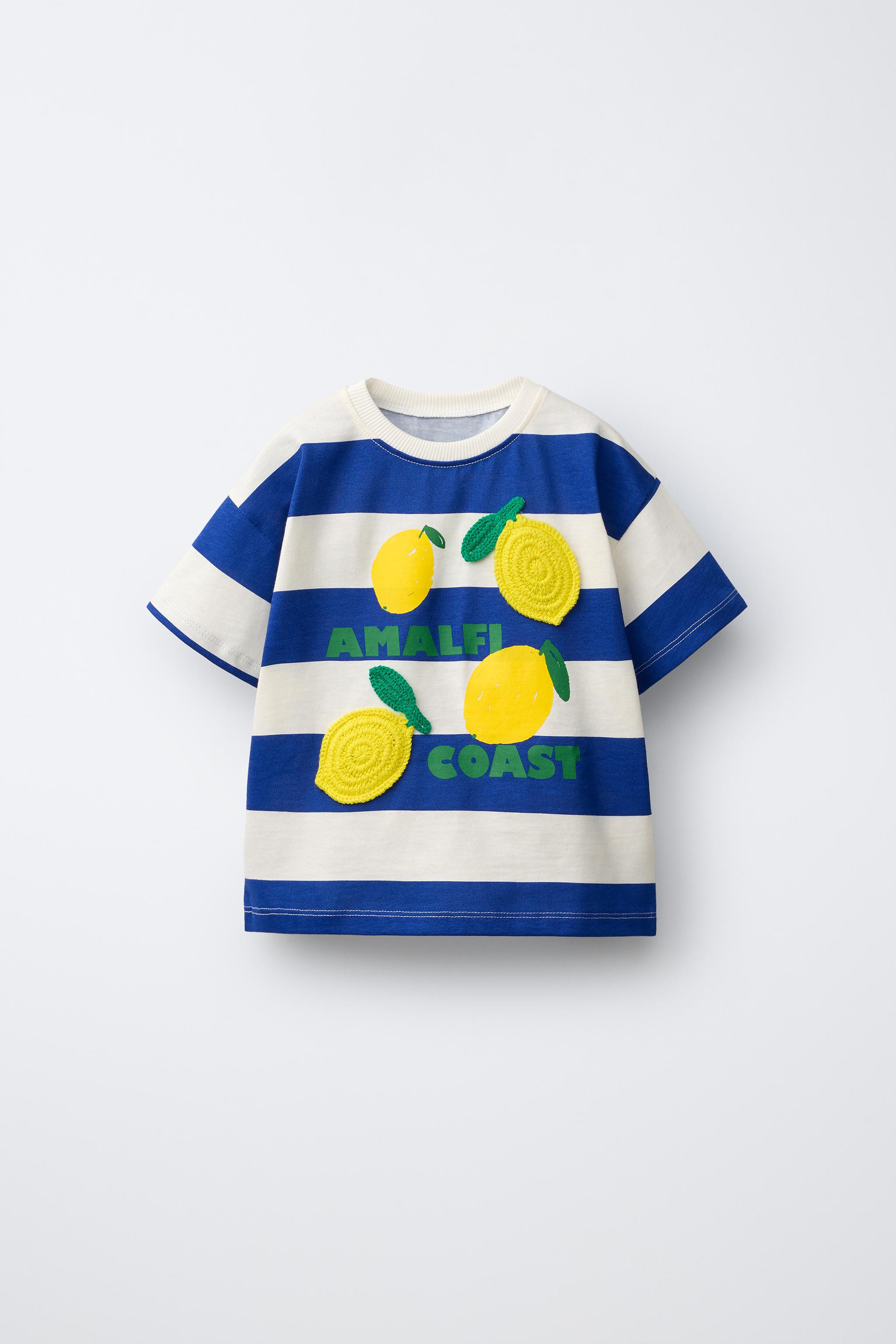 STRIPED FRUIT PATCH T-SHIRT | Zara US