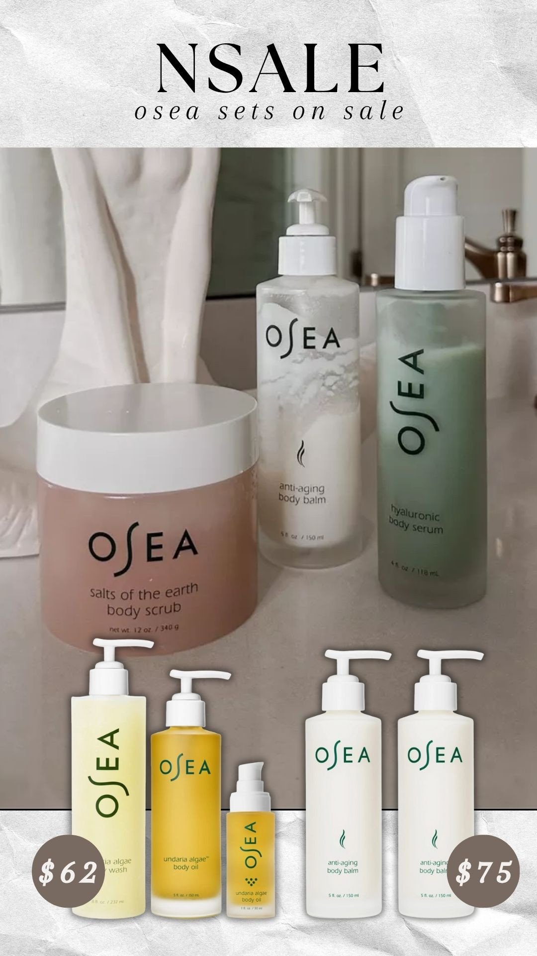 OSEA sets on sale during the NSALE!! Last day to shop these deals is 08/03!!

sale alert, watchnow, finds under 100, gift sets, new arrivals, skin care, beauty, amanda west 

 #LTKSaleAlert #LTKFindsUnder100 #LTKBeauty