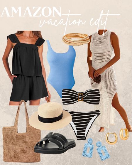 Amazon vacation outfit inspo, Amazon swimwear, resort outfits 

#LTKtravel #LTKstyletip #LTKfindsunder50