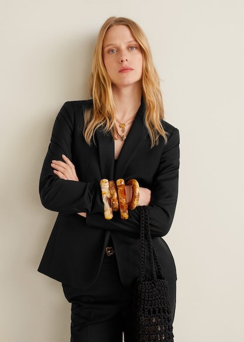 Essential structured blazer | MANGO (US)
