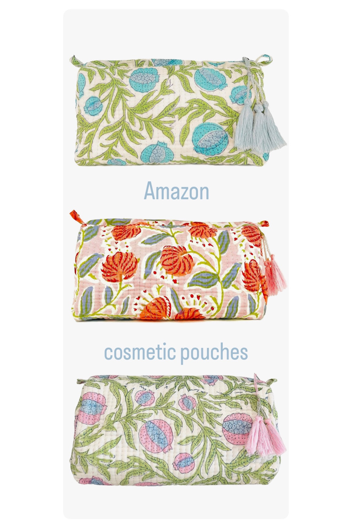 Small cosmetic bag. Makeup toiletry travel bag. Floral print bag.

#LTKunder50 #LTKitbag