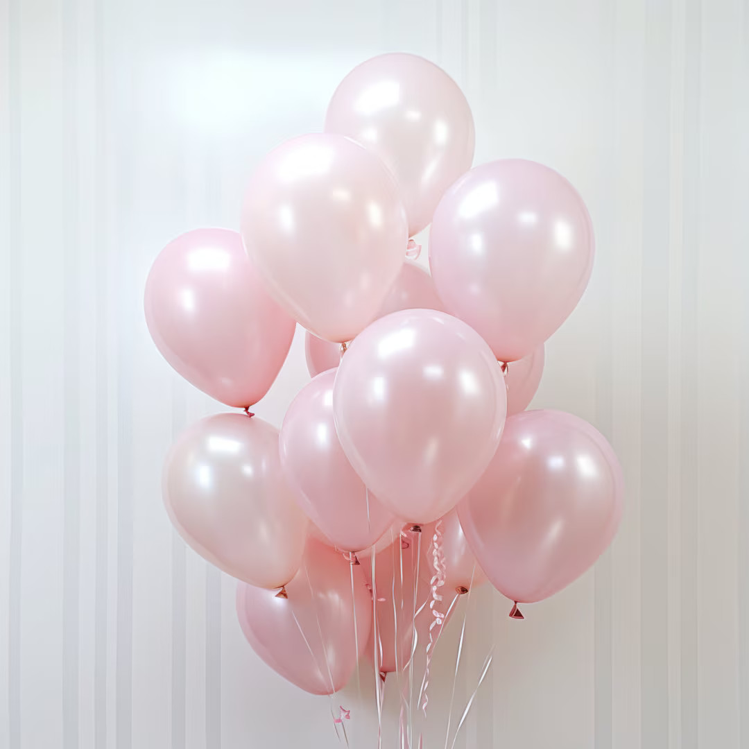 Pearl Pink Balloons Bouquet Birthday Party Decorations Bridal Shower Engagement Decor Baby Shower... | Etsy (US)