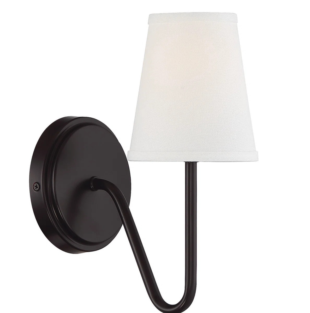 Ponta 1 - Light Dimmable Armed Sconce in Oil Rubbed Bronze | Wayfair North America
