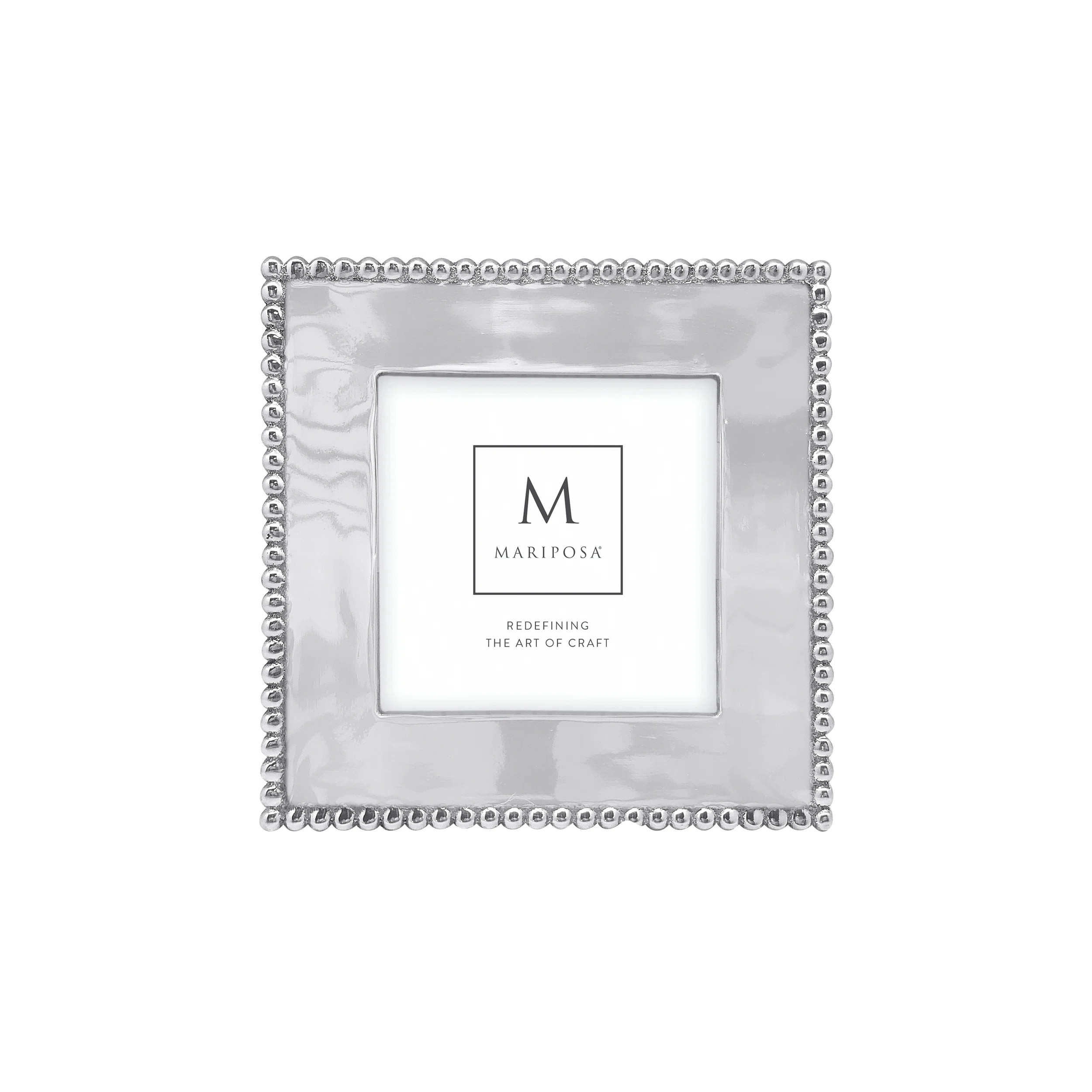 4" X 4" Metal Single Picture Frame Set in Silver | Perigold