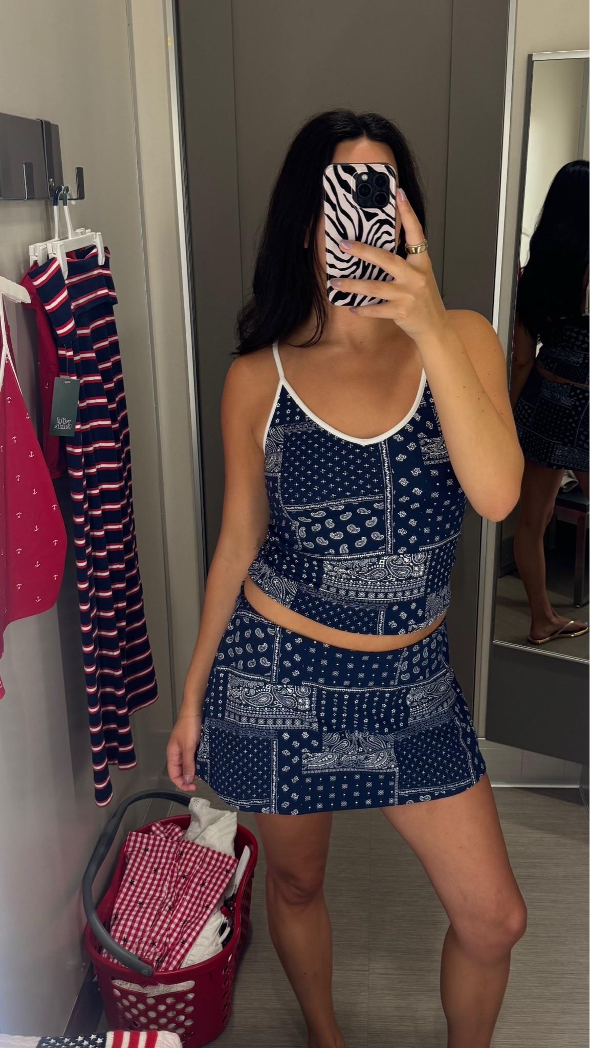 Cute and comfy paisley set | the fabric is butter soft and the skirt has built in biker shorts underneath!

#LTKSeasonal #LTKootd #LTKActive