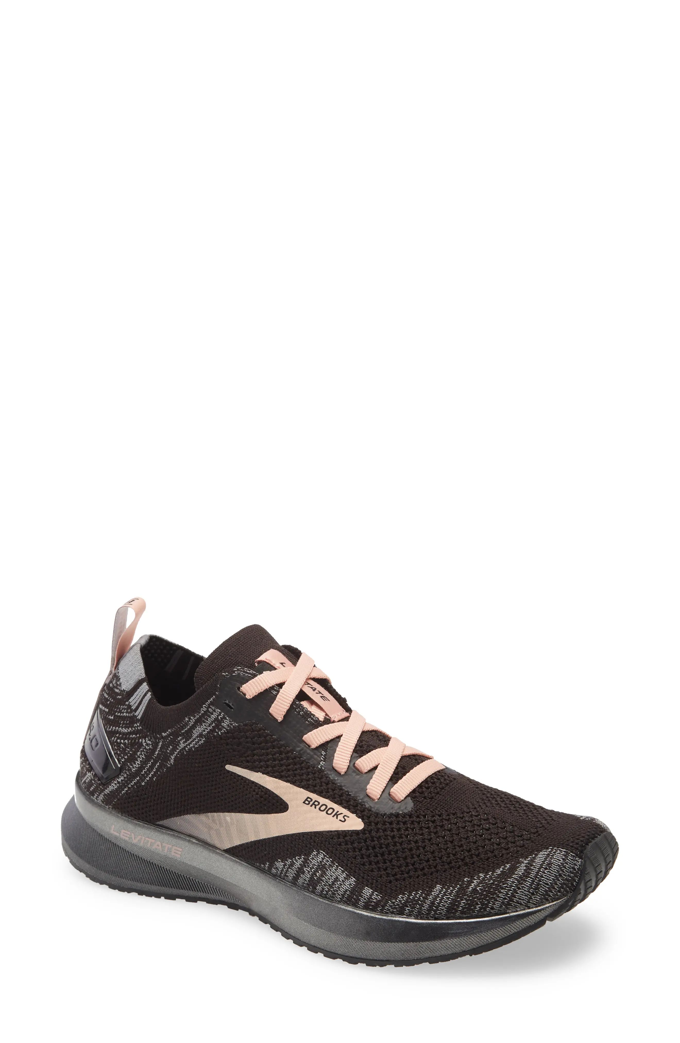 Women's Brooks Levitate 4 Running Shoe, Size 6 B - Black | Nordstrom