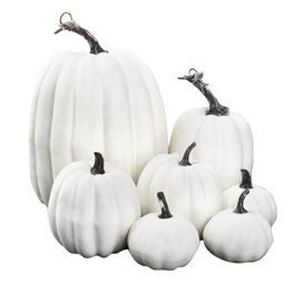 GirarYou 7Pcs Halloween Simulation Pumpkins Model Artificial Craft Fall Harvest Decoration - Walm... | Walmart (US)