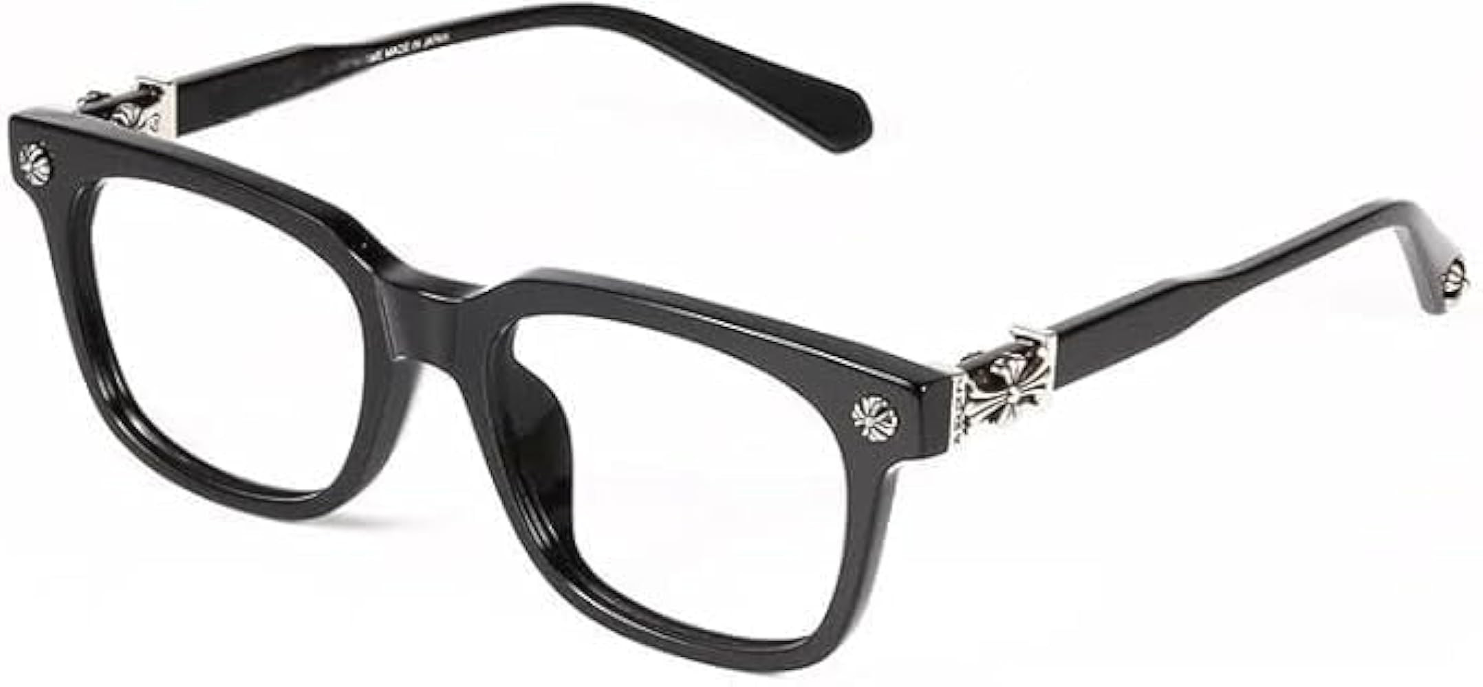 Classic Thick Square Frame Clear Lens Glasses for Women Men Non Prescription Eyeglasses | Amazon (US)