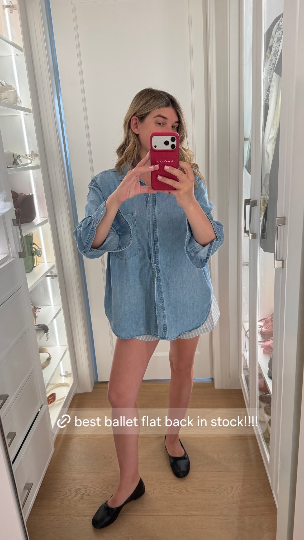 OOTD! The best ballet flat is back in stock @Shopbop

#LTKootd #LTKSeasonal