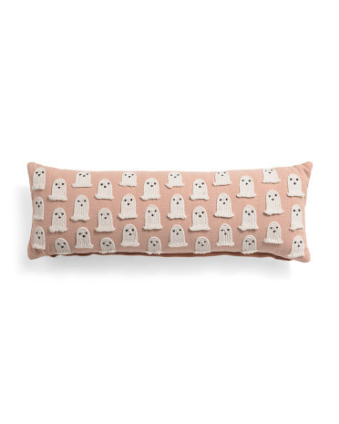 10x28 Ikat Ghost Pillow | Polyester/Cotton | Marshalls