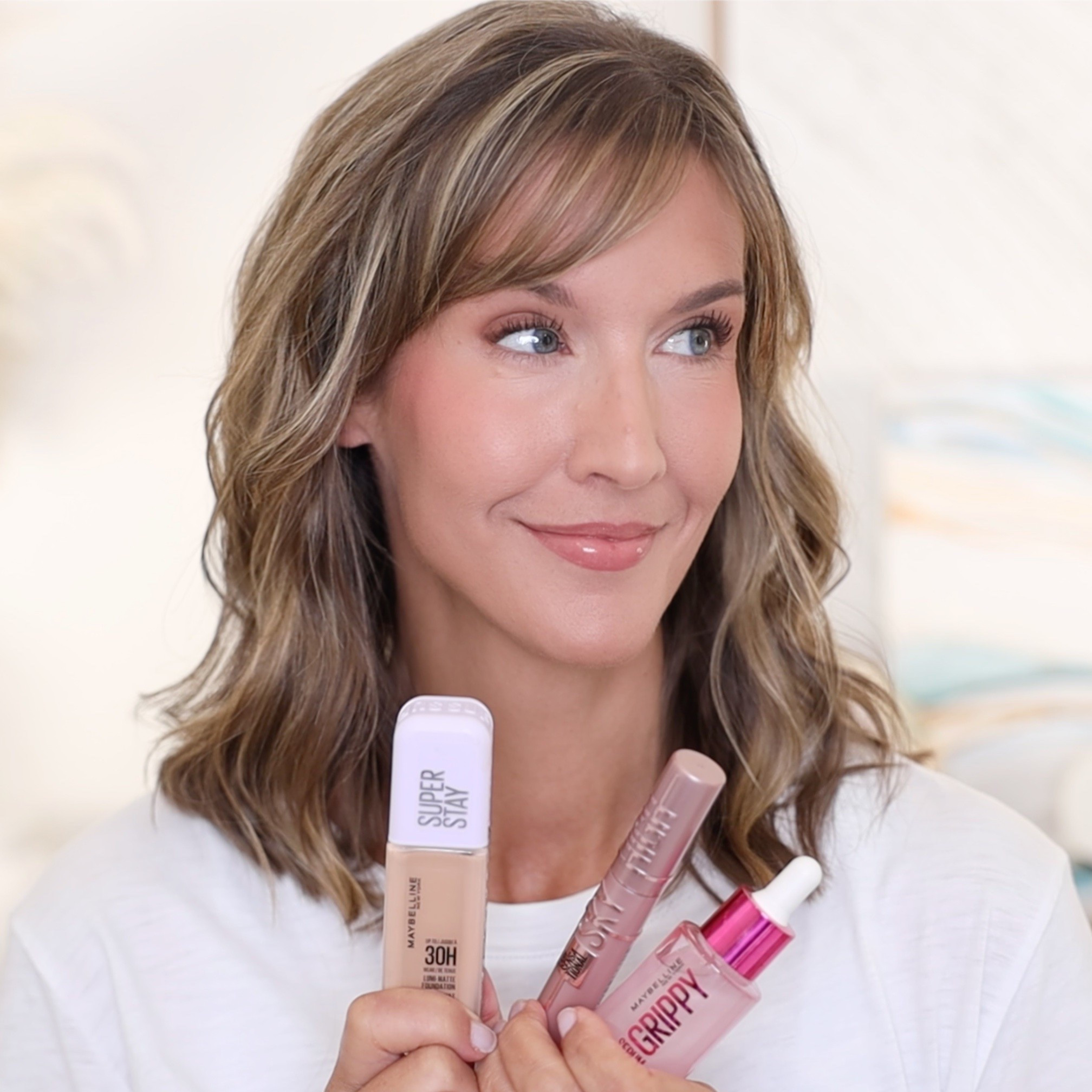 #ad Three @Maybelline repurchases I picked up recently @target, plus other favorites I’m wearing 🙂 My usual foundation shade is 125, but I grabbed 129 for summertime. I’ve linked you straight to the exact shades of blush and lips that I’m wearing 💖@targetstyle #targetpartner #MaybellinePartner

#LTKBeauty #LTKOver40 #LTKgrwm