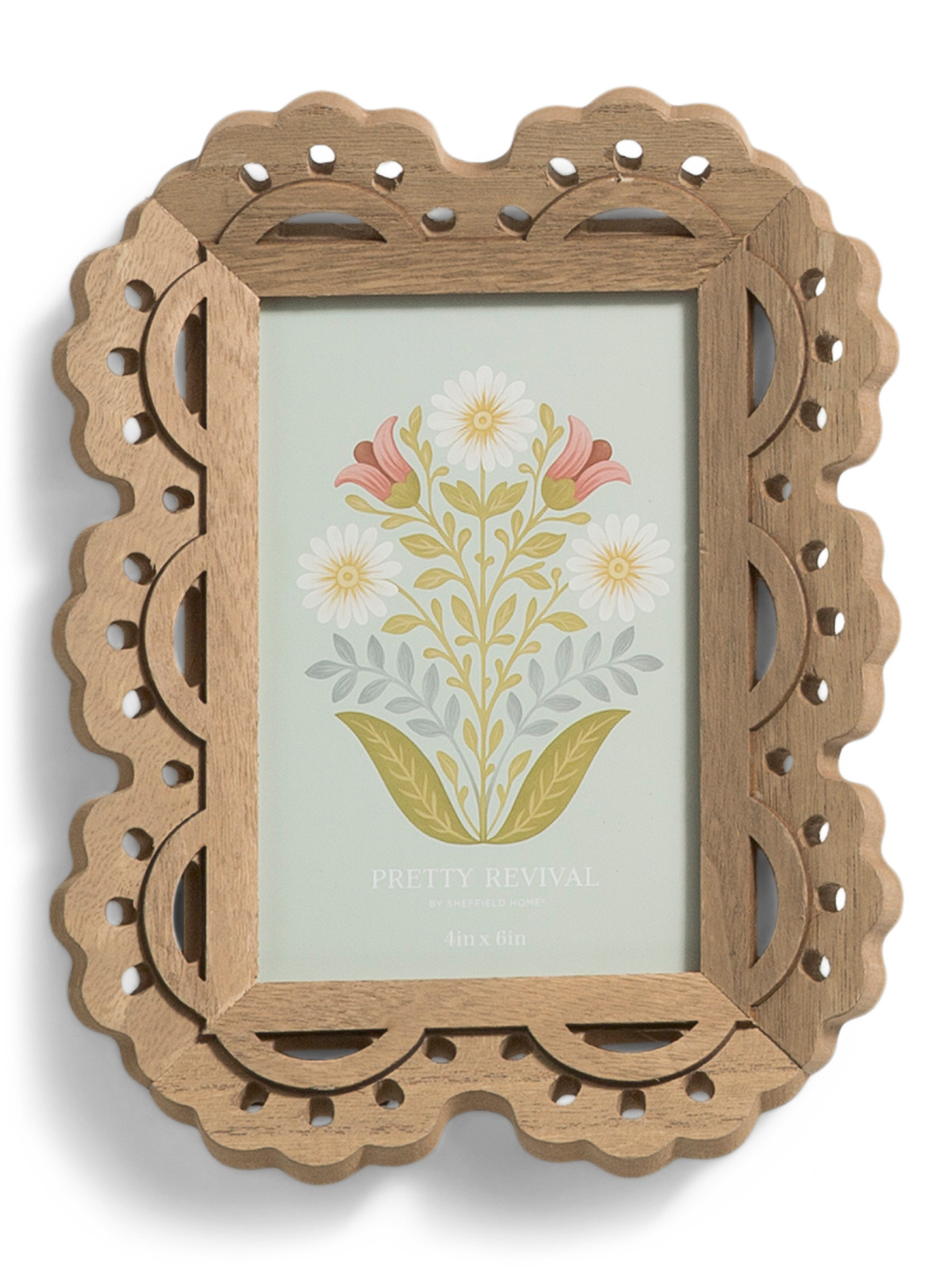 4x6 Lace Wood Tabletop Picture Frame | TJ Maxx