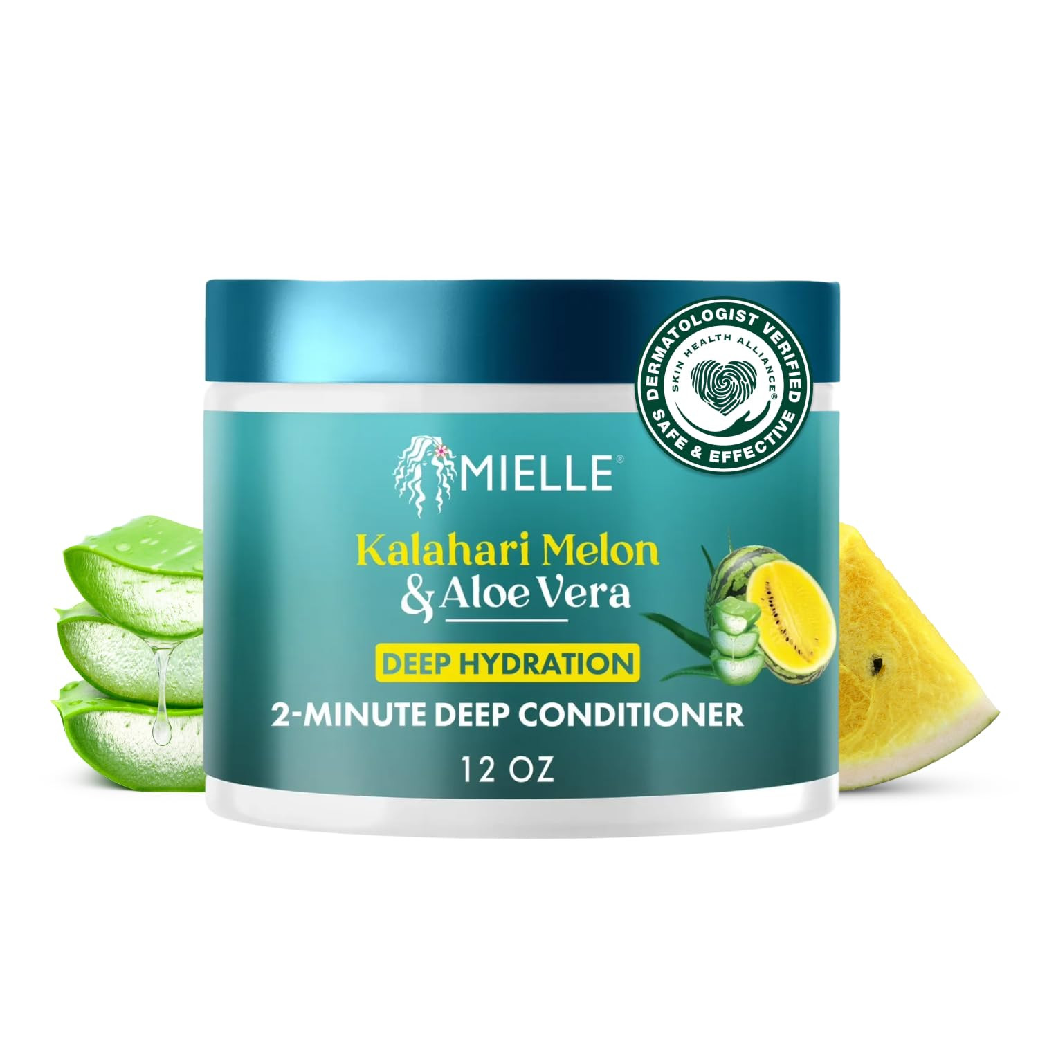 Mielle Organics 2-Minute Deep Conditioner - Kalahari Melon & Aloe Vera Moisturizing Hair Conditio... | Amazon (US)