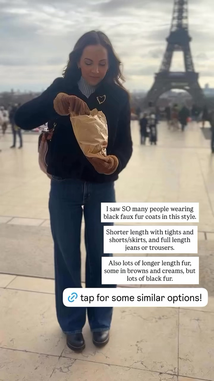 Love all the black fur coats I saw everywhere in Paris. I linked a few of my favorites! 

#LTKTravel