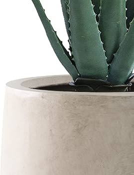 Kante 21.7" H Weathered Concrete Tall Planter, Large Outdoor Indoor Decorative Pot with Drainage ... | Amazon (US)