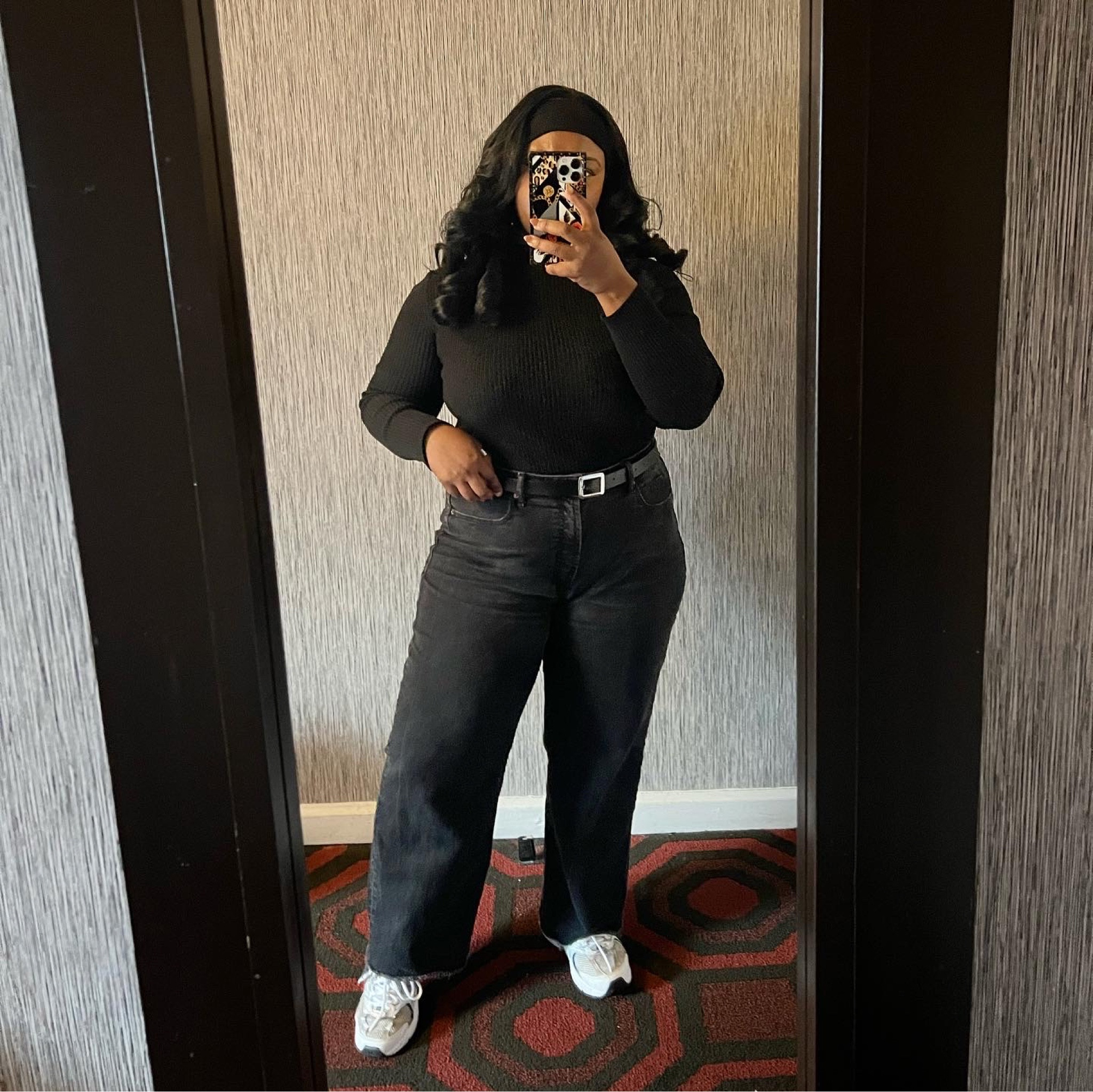 All Black Outfit Idea 
Casual Outfit Idea 

#LTKstyletip #LTKmidsize #LTKplussize