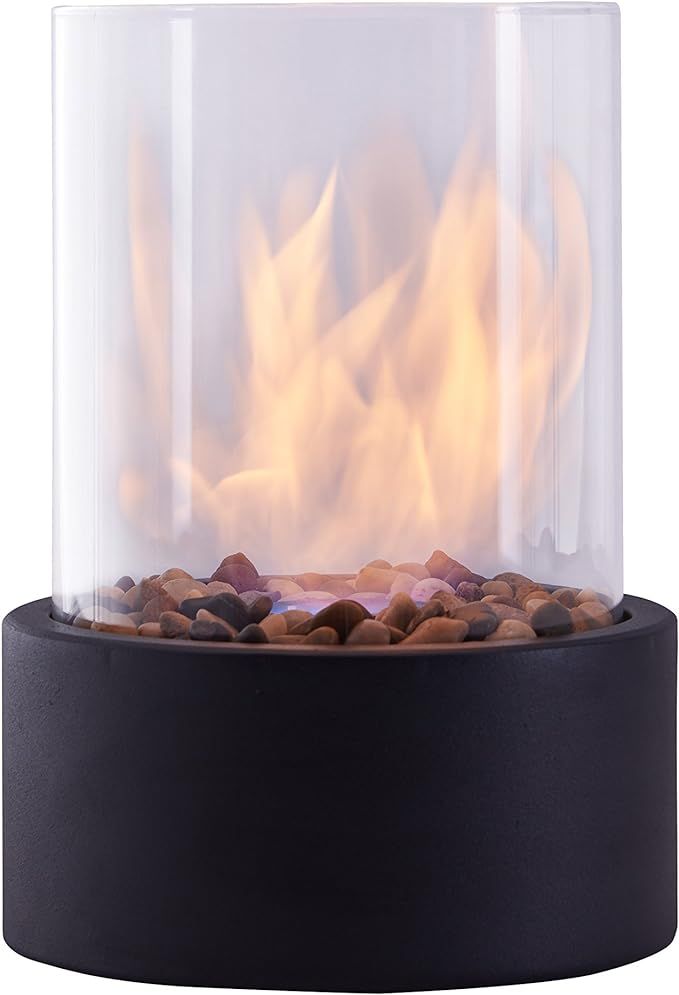 Danya B. Indoor and Outdoor Portable Tabletop Fire Pit – Vent-Less can be Used Indoor or Outdoo... | Amazon (US)