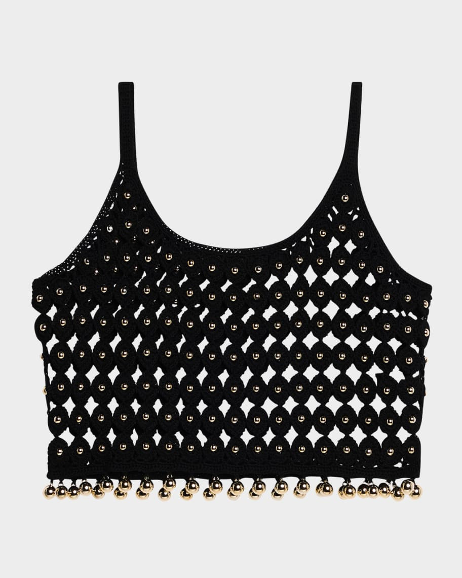 Toccin Bristol Crochet Tank Top | Neiman Marcus