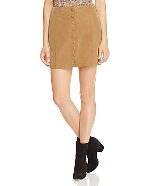 Free People Oh Snap Faux Suede Skirt | Bloomingdale's (US)