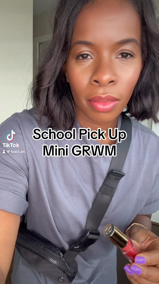 Casual outfit. Btw way I love this lip oil. I wear it over my lipsticks and it’s not sticky. Love that. I have another colour in my cart  for the Sephora sale. I’m wearing shade Mapleton. 
Also wearing S @hm t-shirt and XS leggings 

#LTKSeasonal #LTKstyletip #LTKover40