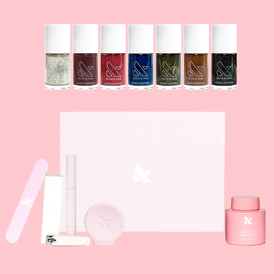 The Holiday Mani System + holiday polishes | Olive & June