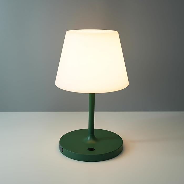Outdoor Battery Operated Table Lamp Waterproof, 4000mAh Cordless Table Lamp Rechargeable, Touch D... | Amazon (US)