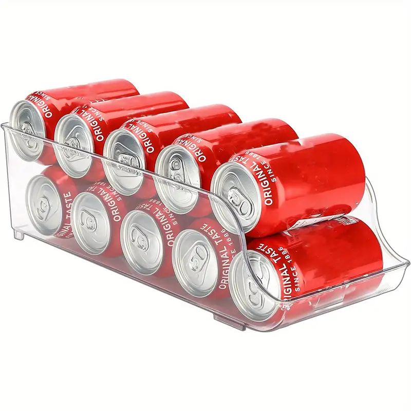 Clear Plastic Refrigerator Organizer Bins With Soda Can - Temu | Temu Affiliate Program