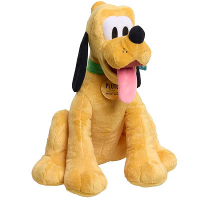Disney Signature Collection Pluto Plush: Polyester Stuffed Animal Dog Toy | Target