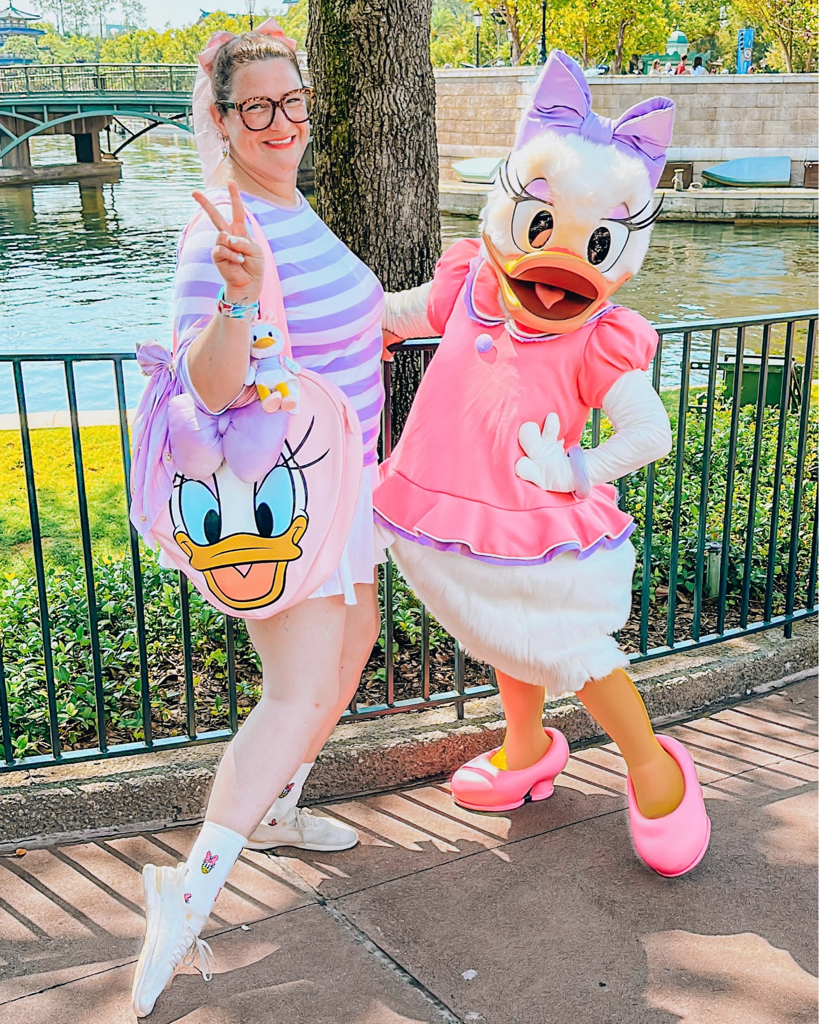 “I’m crazy over Daisy.” 💜🦆🎀