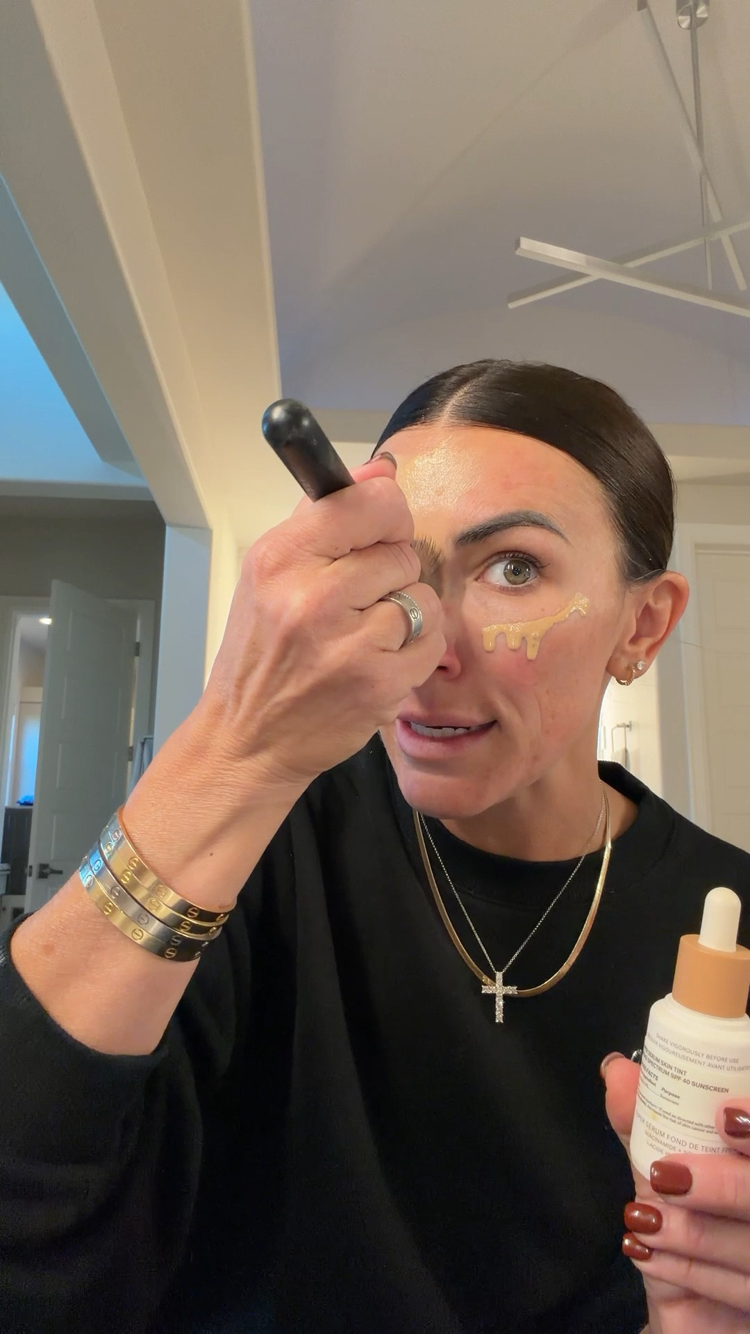 Wearing color “Paloma"