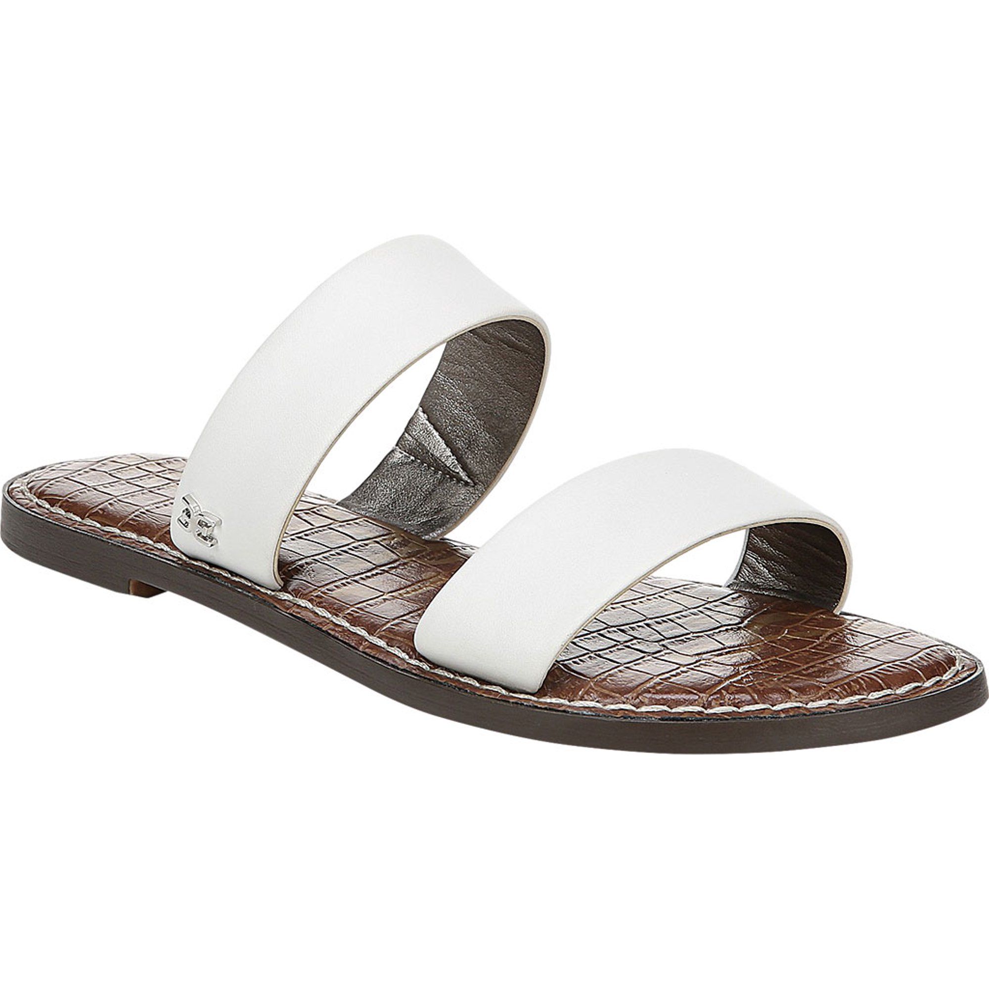 Women's Sam Edelman Gala Slide Sandal Bright White Leather 10 M | Walmart (US)