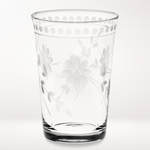 Vintage Etched Tumblers, Set of 4, Clear | Williams-Sonoma