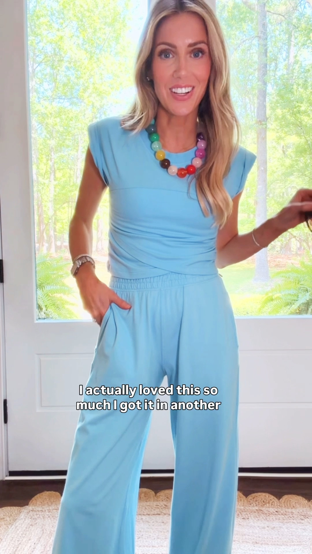 These 2 piece cotton sets are so easy to throw on and go! Perfect for running errands, coffee date or lounging around the house. Fits TTS, I’m 5’2 and wearing extra small for reference. 

#LTKPetite #LTKActive #LTKgrwm