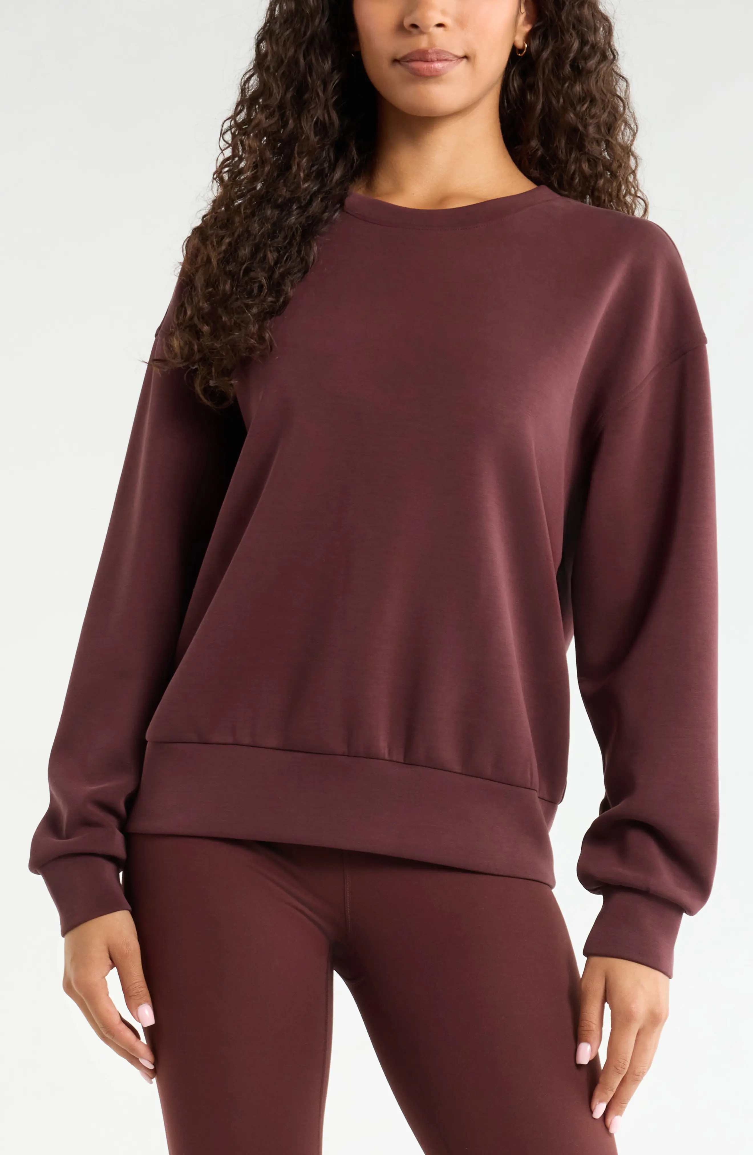 Soft Luxe Boxy Crew Sweatshirt (Women) | Nordstrom | Nordstrom