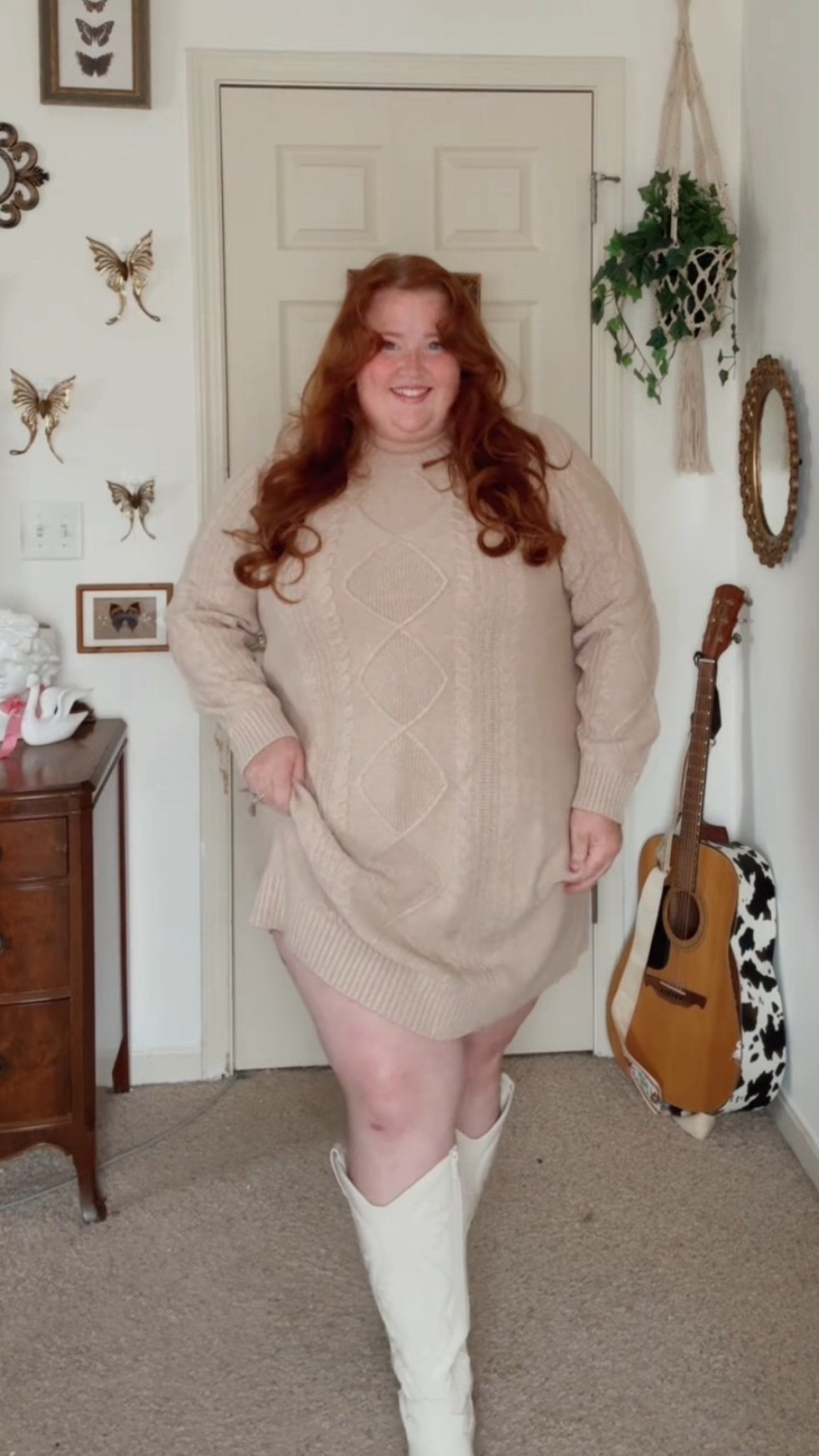 you NEED this sweater dress 💌