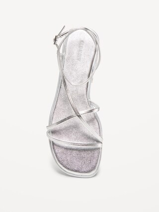 Strappy Faux-Leather Sandals | Old Navy (US)