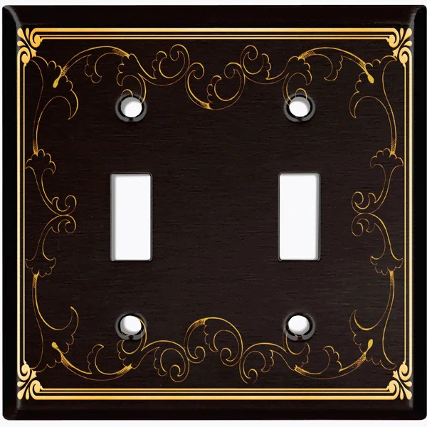 2-Gang Toggle Light Switch Wall Plate | Wayfair Professional