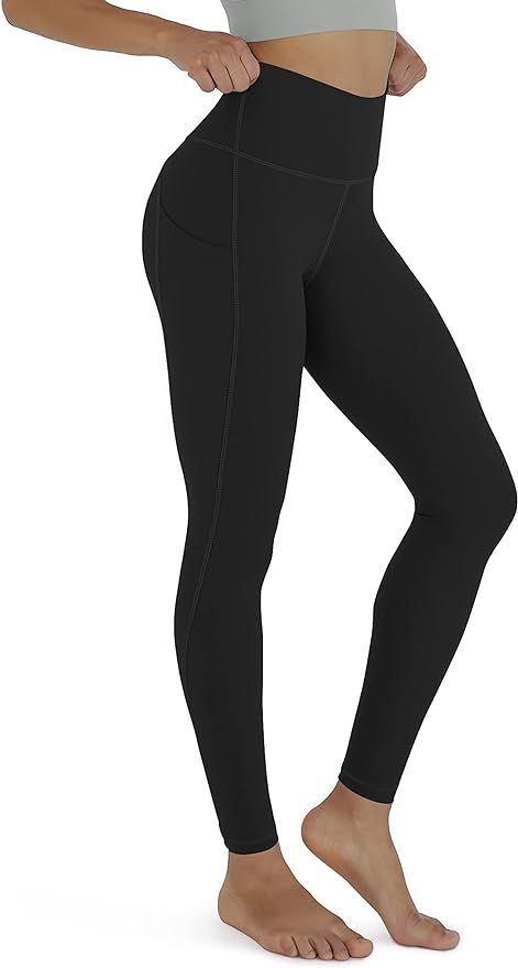 ODODOS High Waist Yoga Pants for Women Tummy Control Athletic Workout Gym Running Yoga Leggings | Amazon (US)