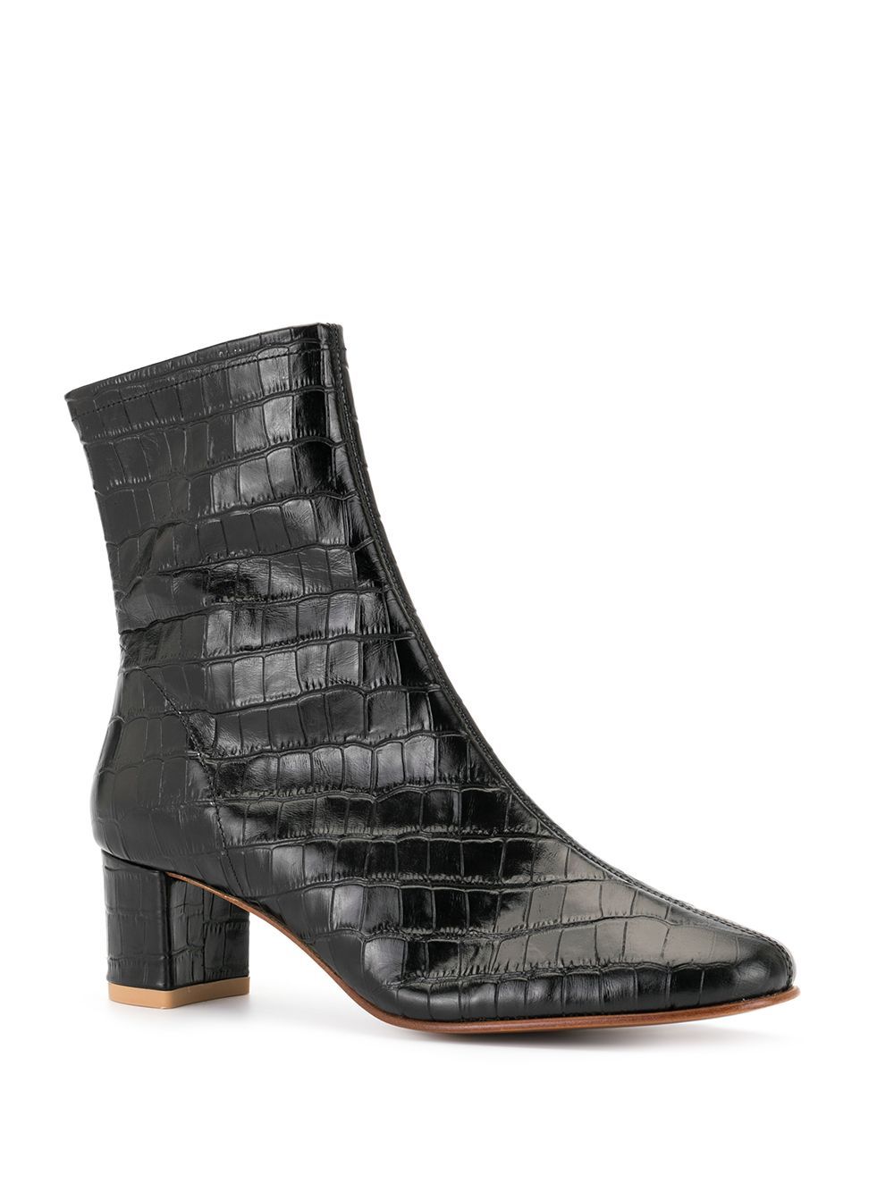 Sofia croc-effect ankle boots | Farfetch (US)