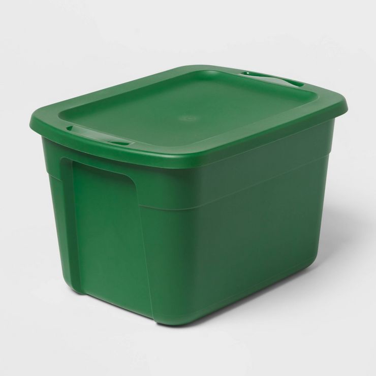 18gal Non-Latching Tote Green - Brightroom™ | Target