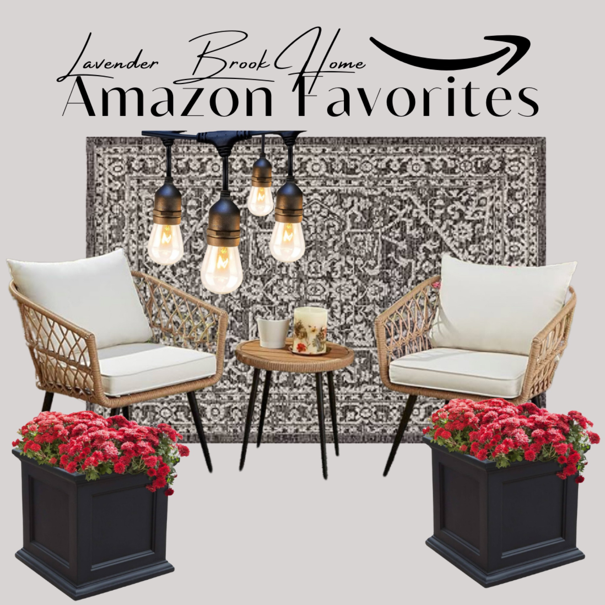 All from Amazon, a beautiful outdoor setting anyone can enjoy for a nice little retreat and the warm summer air. 

#LTKstyletip #LTKhome #LTKSeasonal
