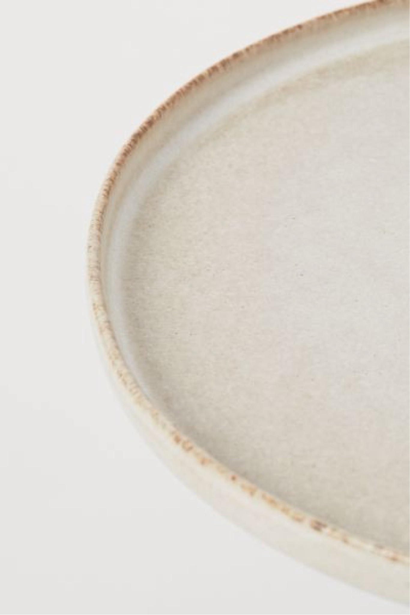 H&M large stoneware plate