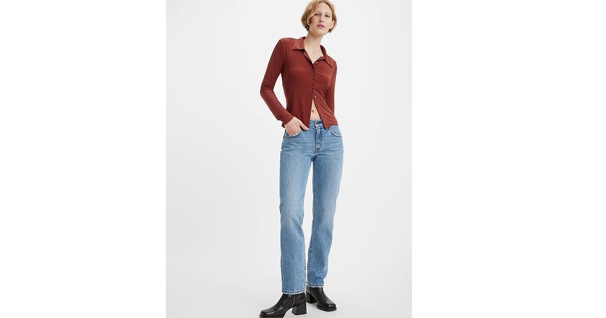 Middy Straight Women's Jeans - Medium Wash | Levi's® US | LEVI'S (US)