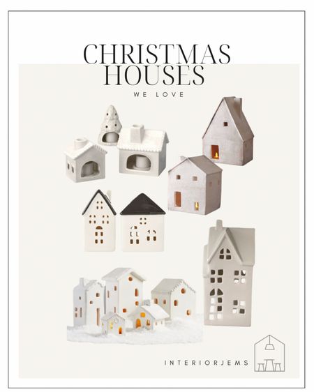 Ceramic Christmas villages, Christmas houses, pottery barn, Arhaus, Etsy, Walmart

#LTKhome #LTKHoliday #LTKstyletip